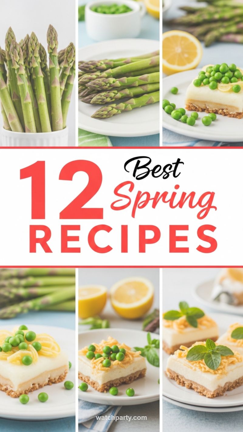 12 Best Spring Recipes: Lemon Asparagus Dessert Bars