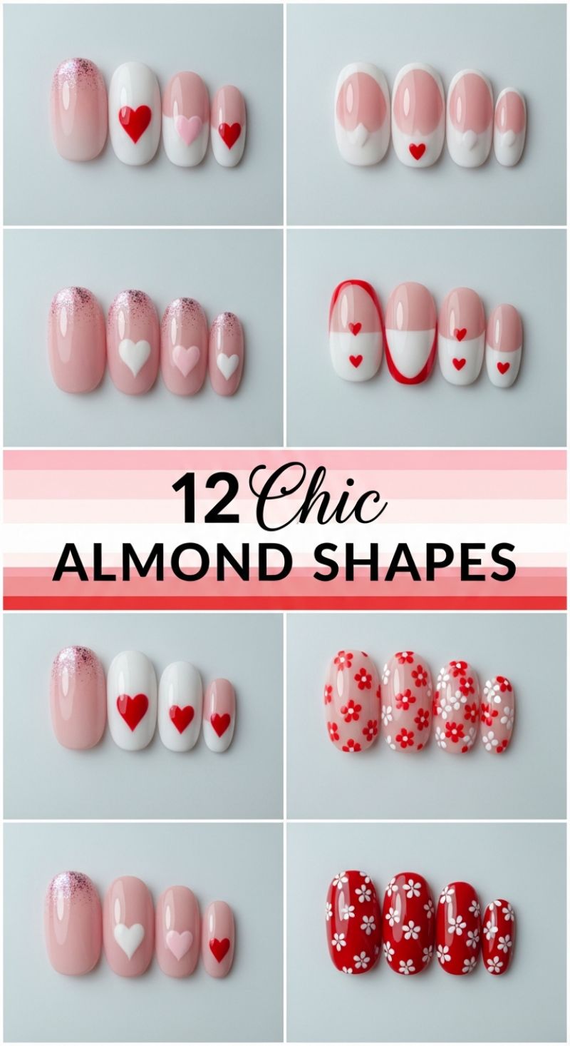 12 Chic ALMOND SHAPES