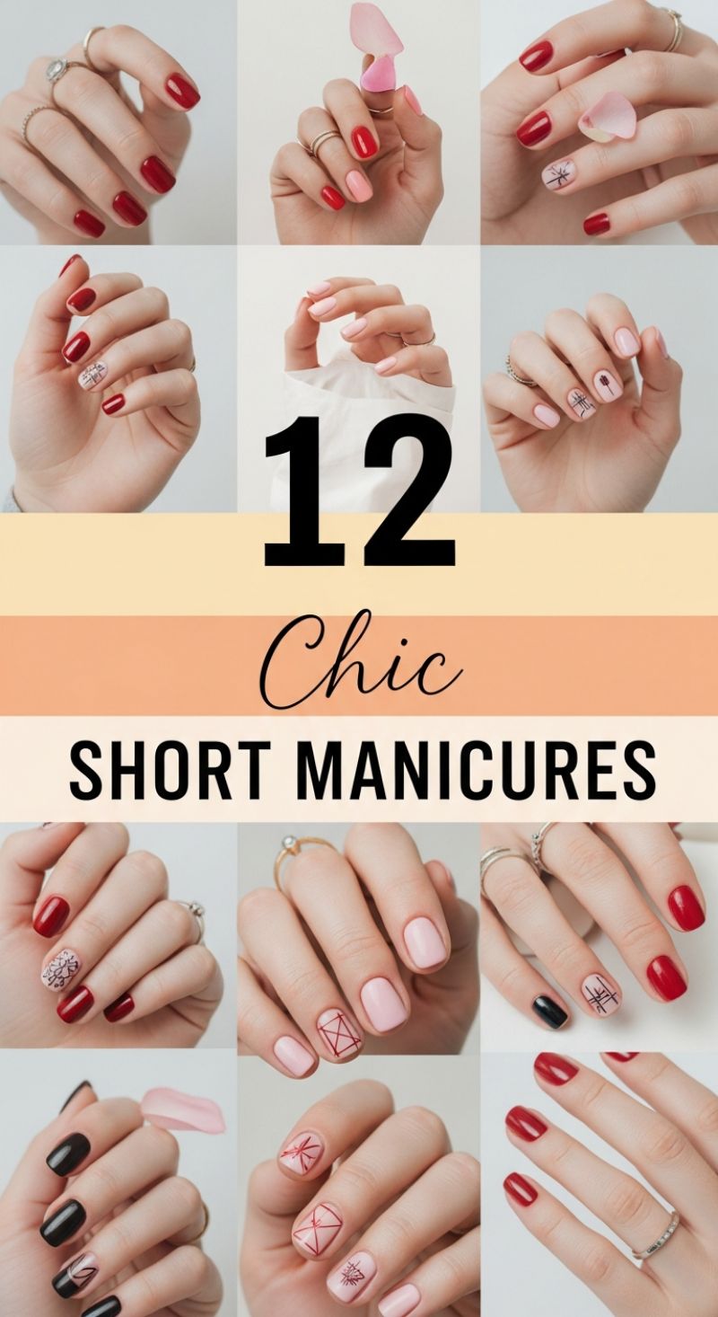 12 Chic Short Manicures