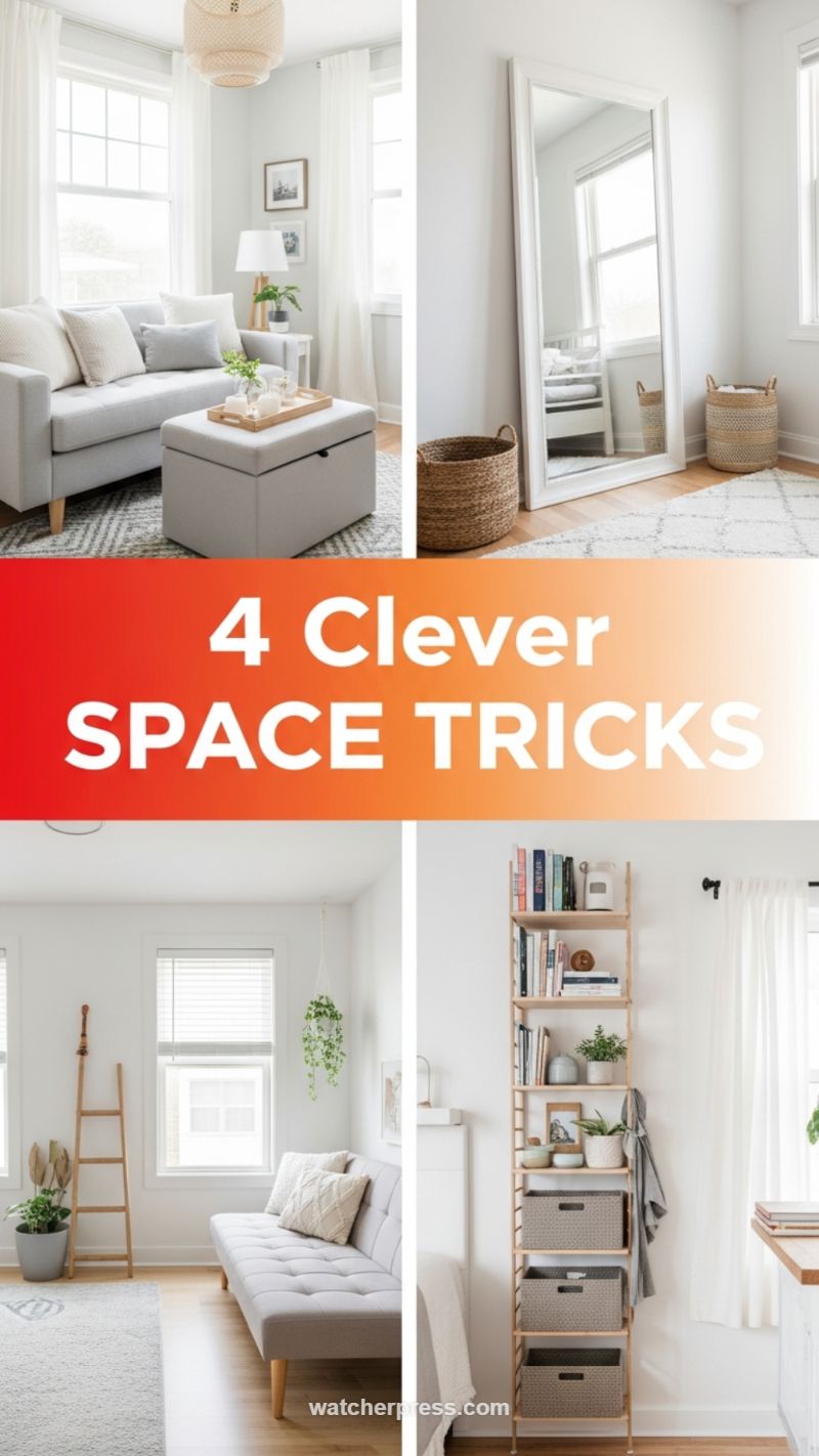 12. Clever DIY Tricks for Maximizing Small Spaces