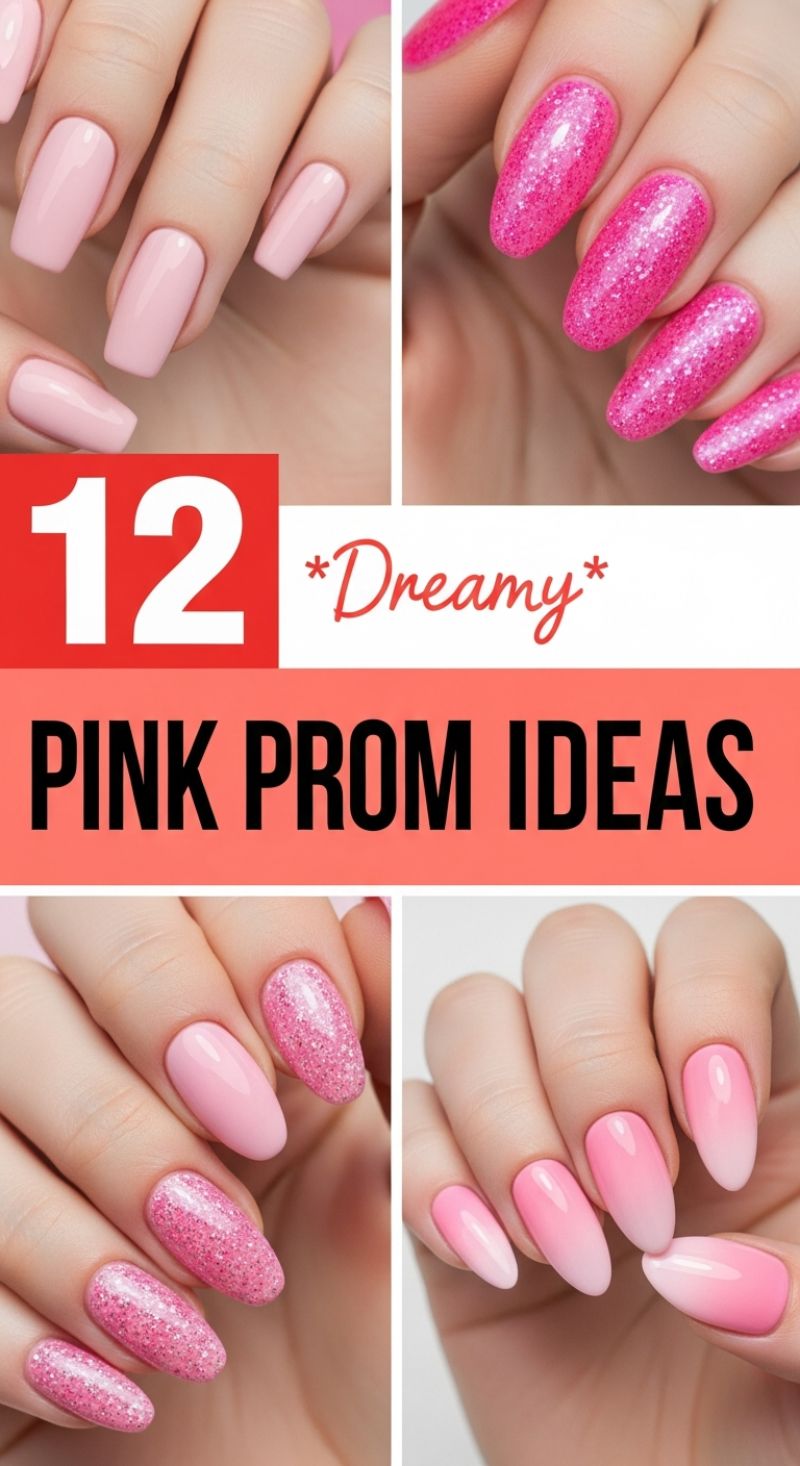 12 Dreamy Pink Prom Nail Ideas: Mastering Manicures in Rose and Fuchsia