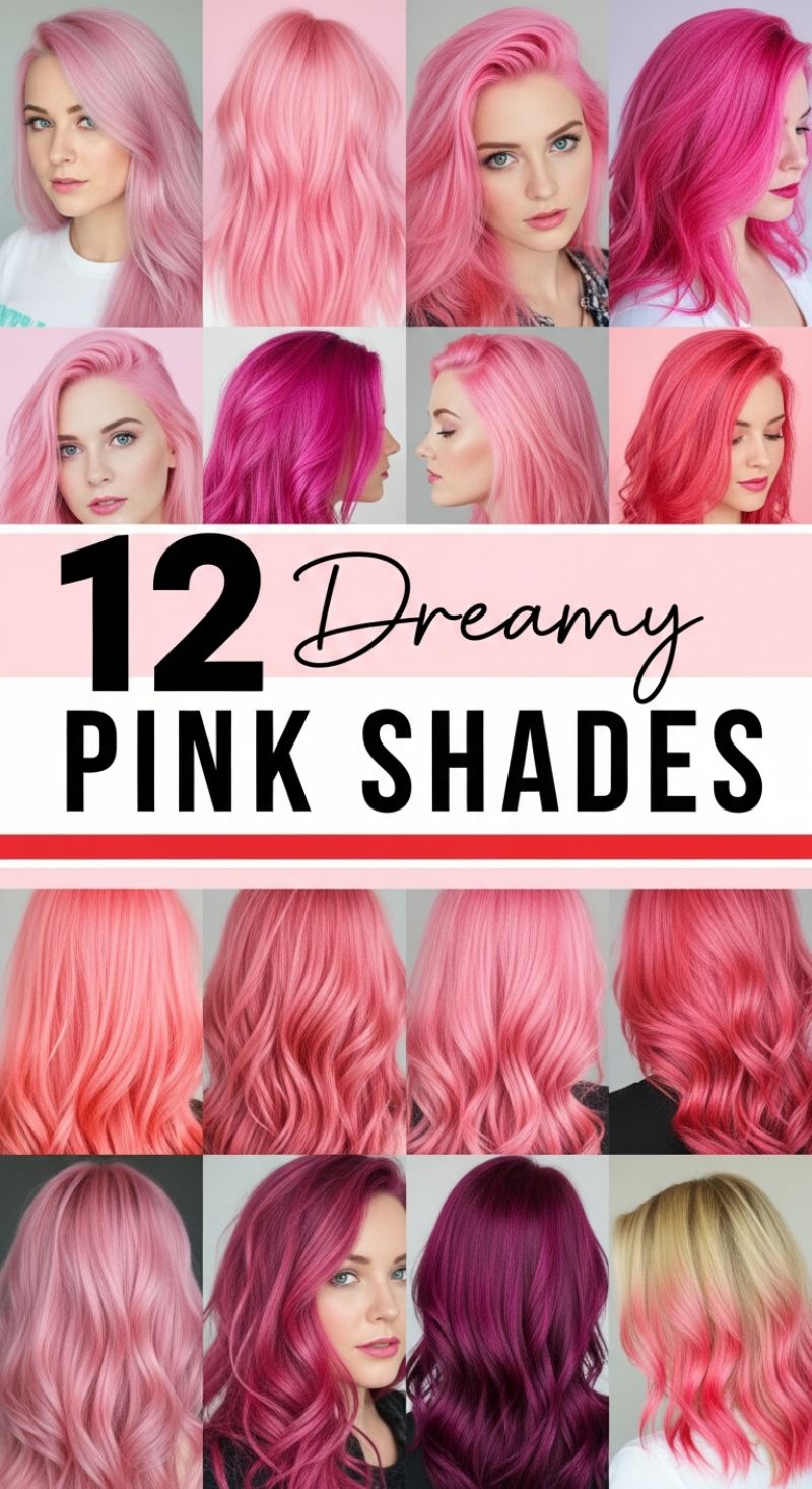 12 Dreamy Pink Shades