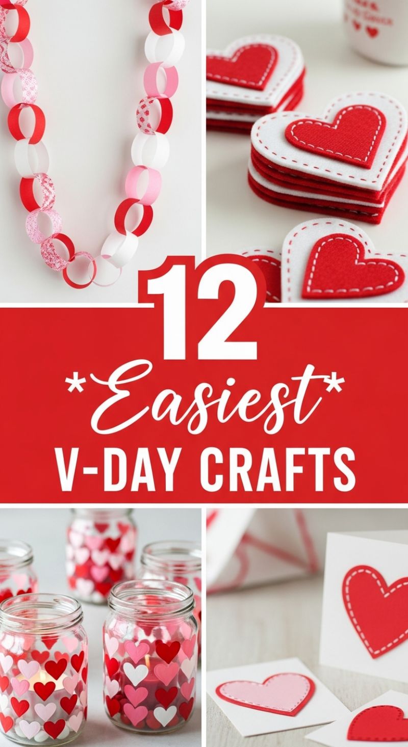 12 Easiest V-Day Crafts