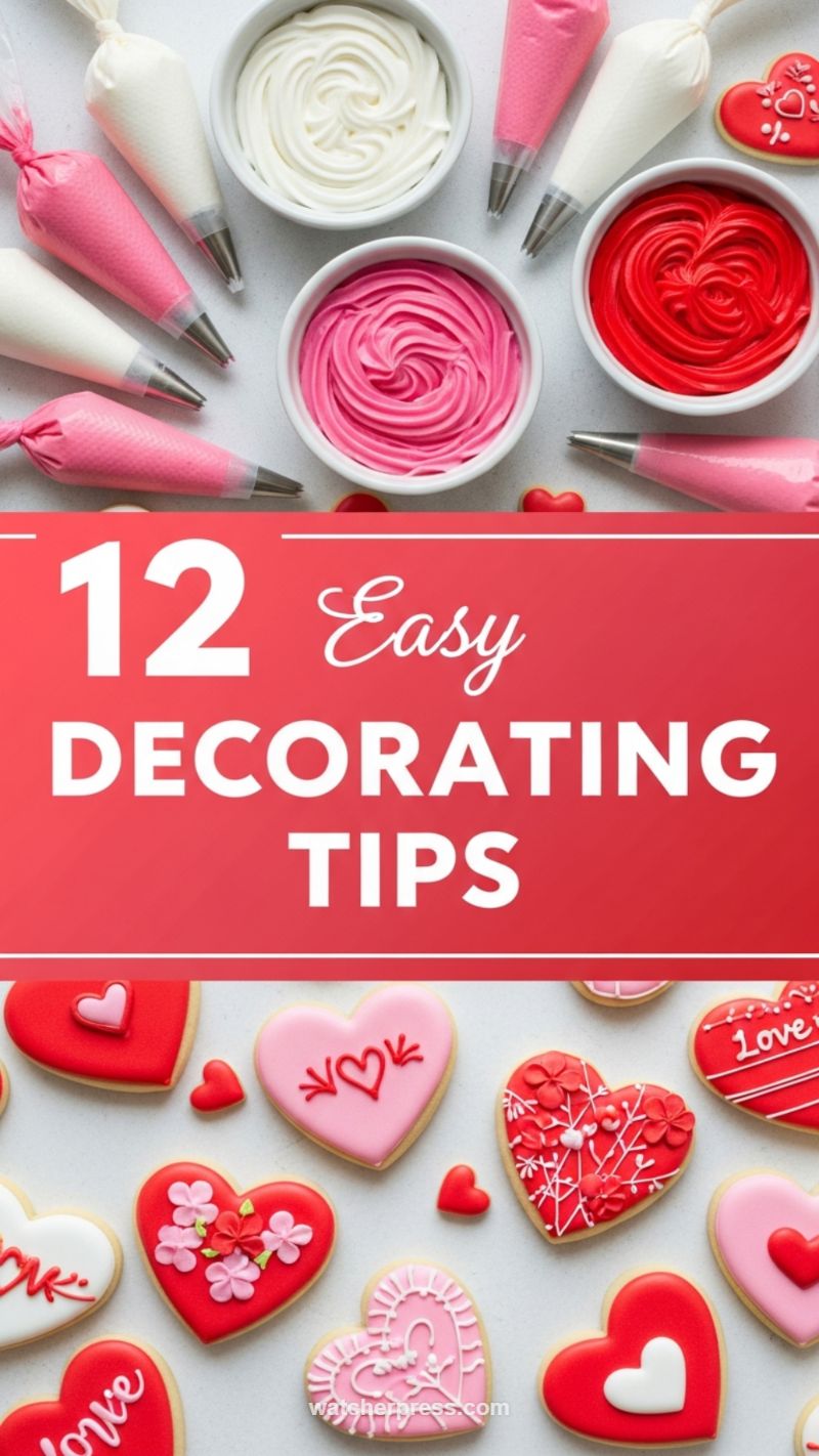 12 Easy Valentine Decorating Tips for Icing