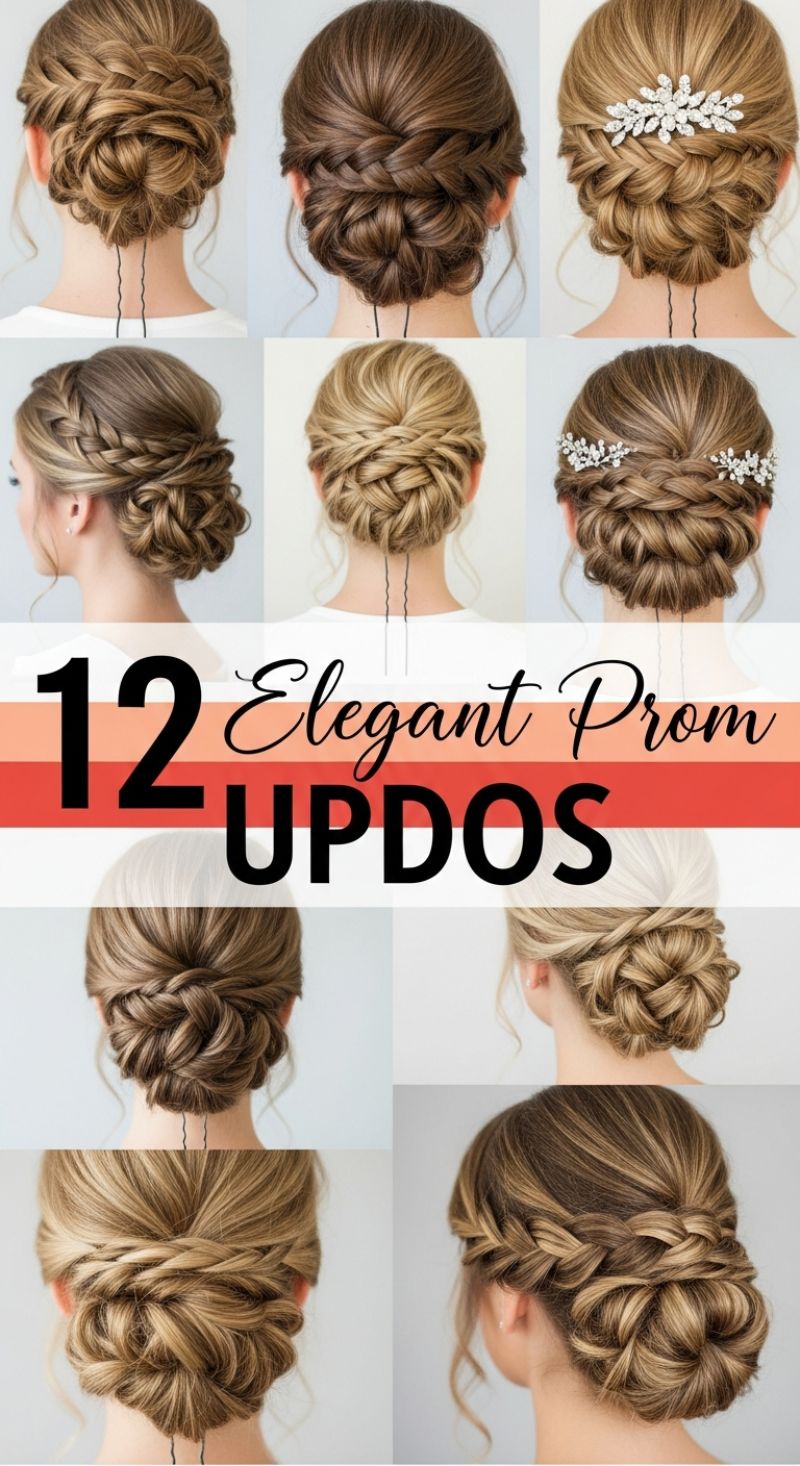 12 Elegant Prom UPDOS