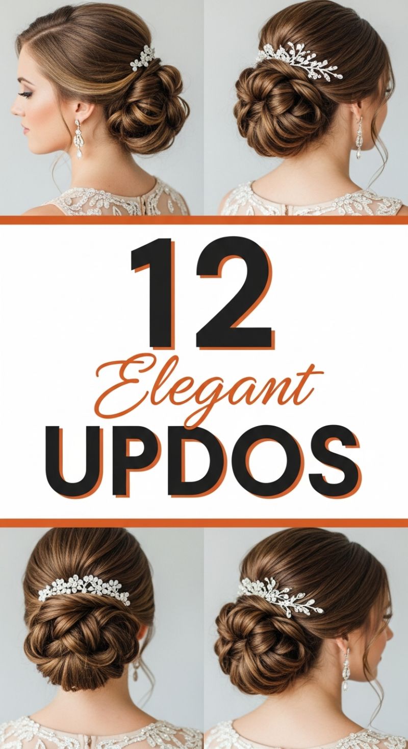 12 Elegant UPDOS: Mastering the Textured Chignon