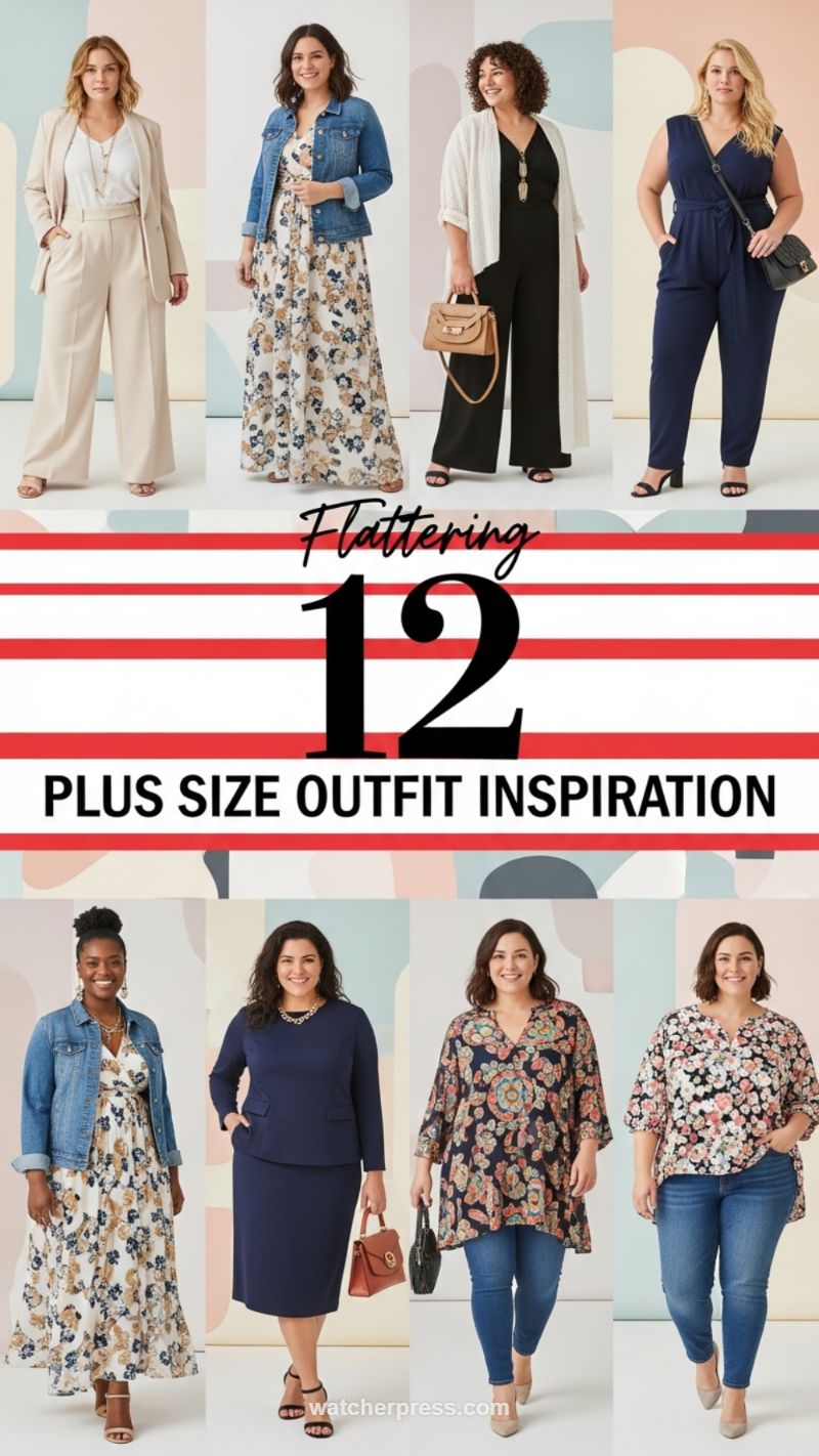 12 Flattering Plus Size Outfit Inspiration