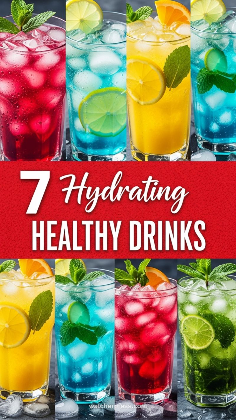12. Flavor Infusion: 7 Hydrating Healthy Drinks for the Week