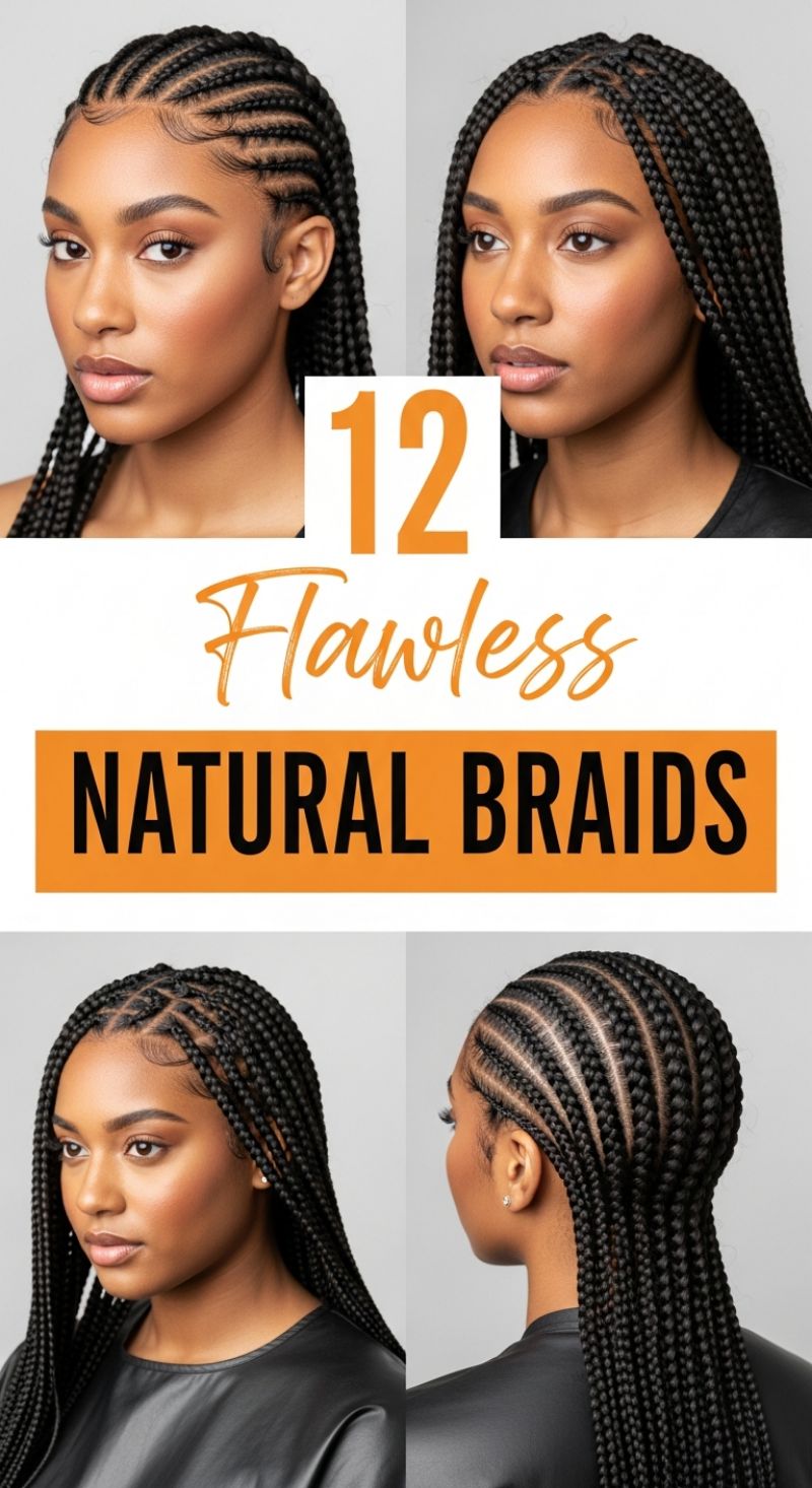 12 Flawless Natural Braids