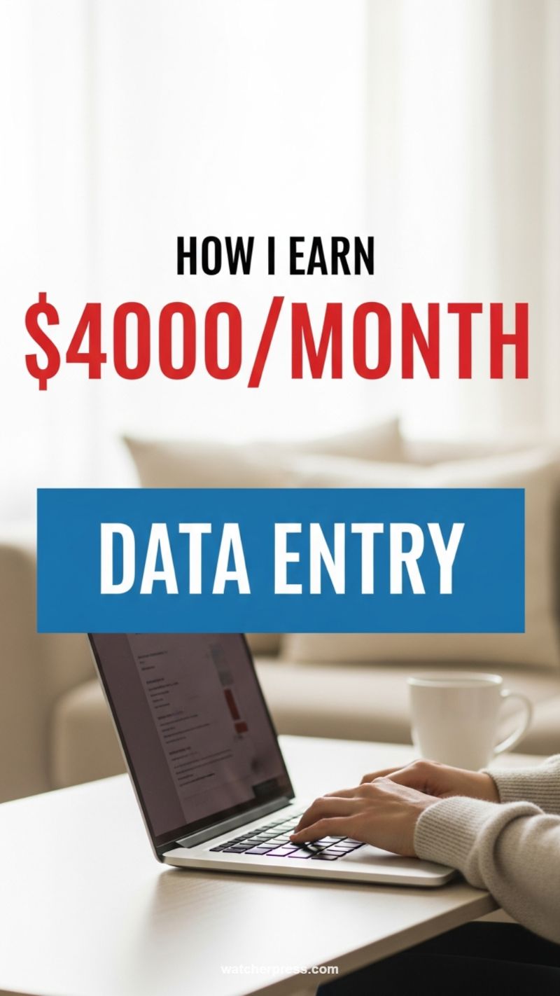 12. High-Volume Remote Data Entry ($4000/Month)