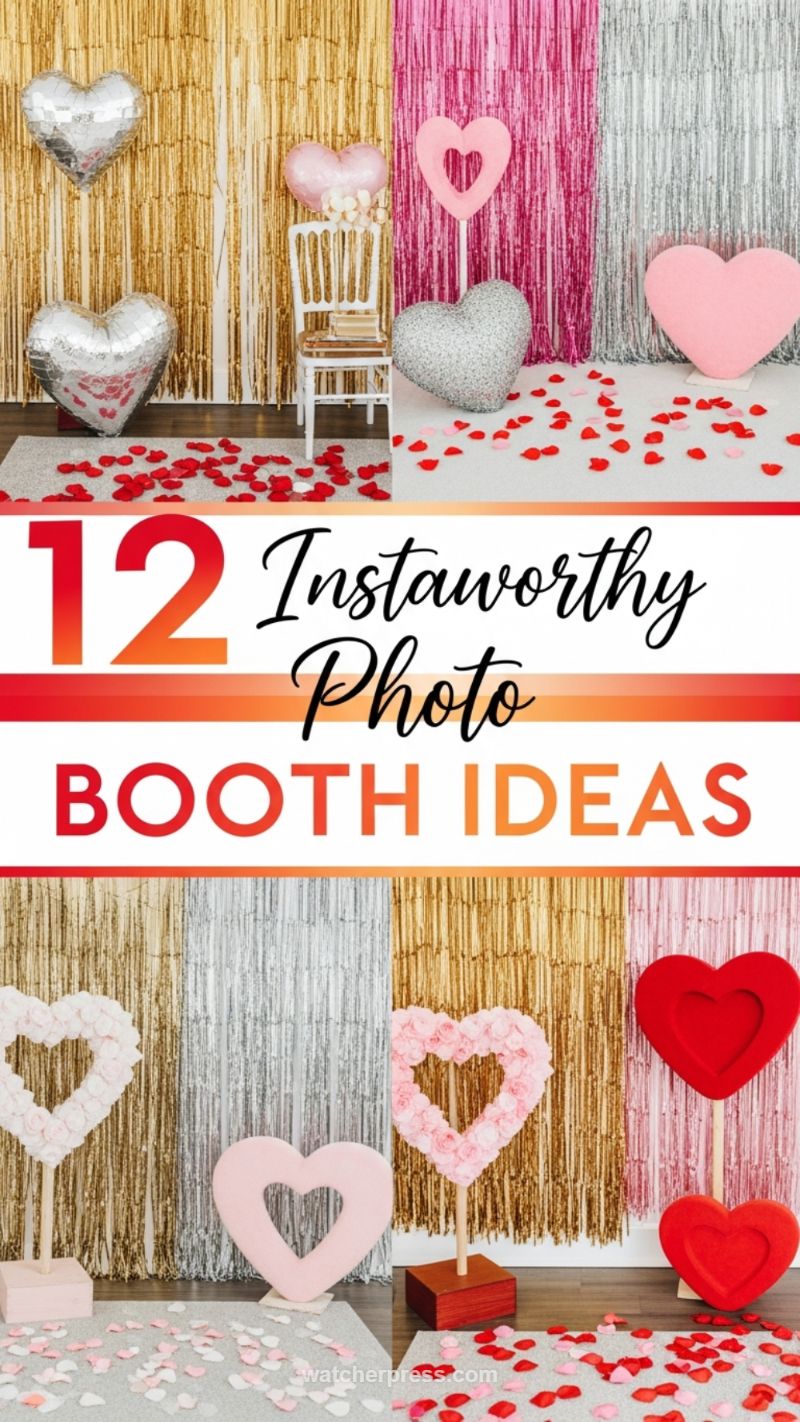 12 Instaworthy Photo Booth Ideas Guests Will Love