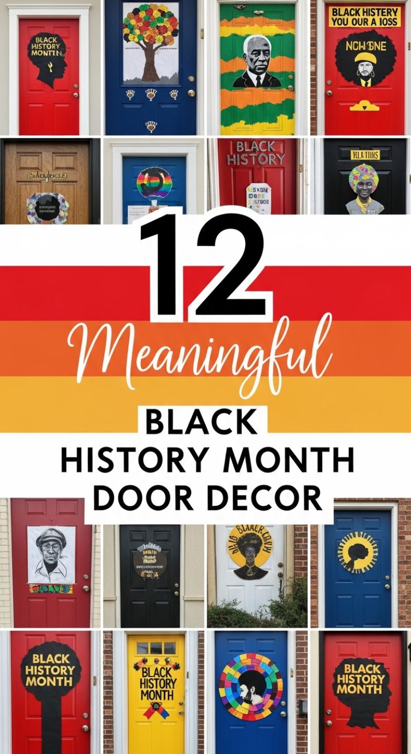 12 Meaningful Black History Month Door Decor Projects