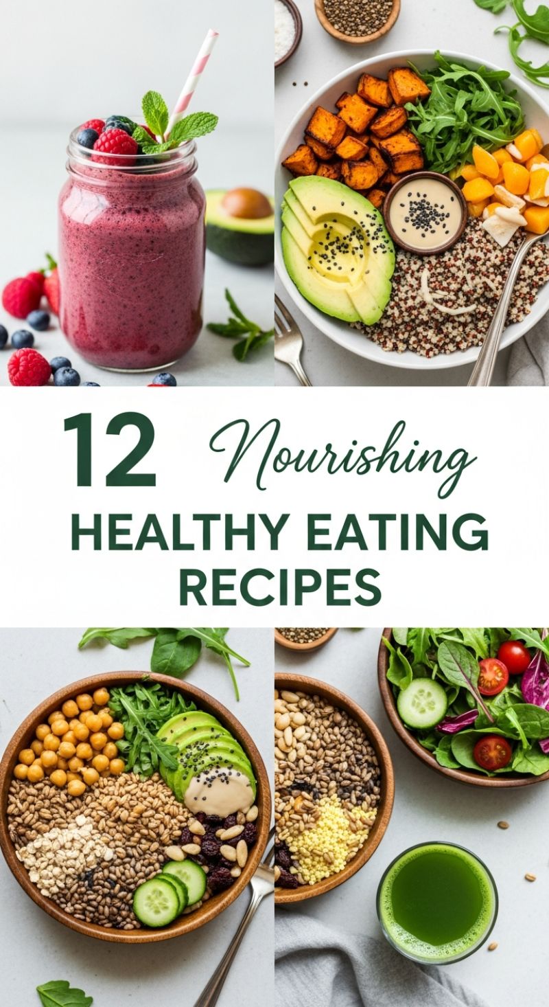 12 Nourishing Healthy Eating Recipes