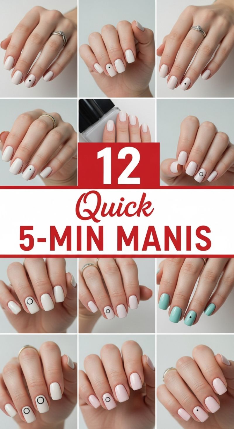 12 Quick 5-Min Manis