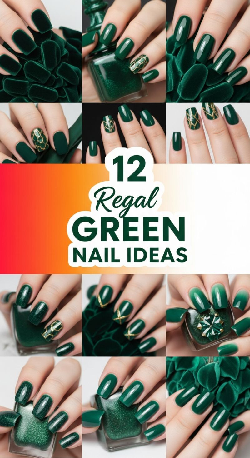 12 Regal Green Nail Ideas