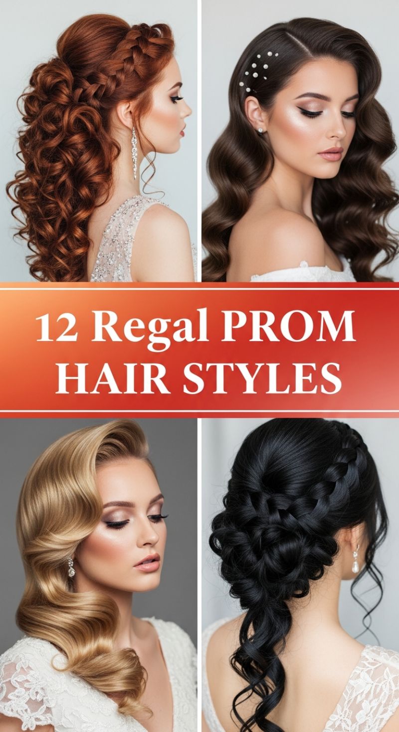 The Ultimate Hairstyle Lookbook: 100+ Stunning Ideas for Every Length, Texture, and Occasion 12 Regal PROM HAIR STYLES