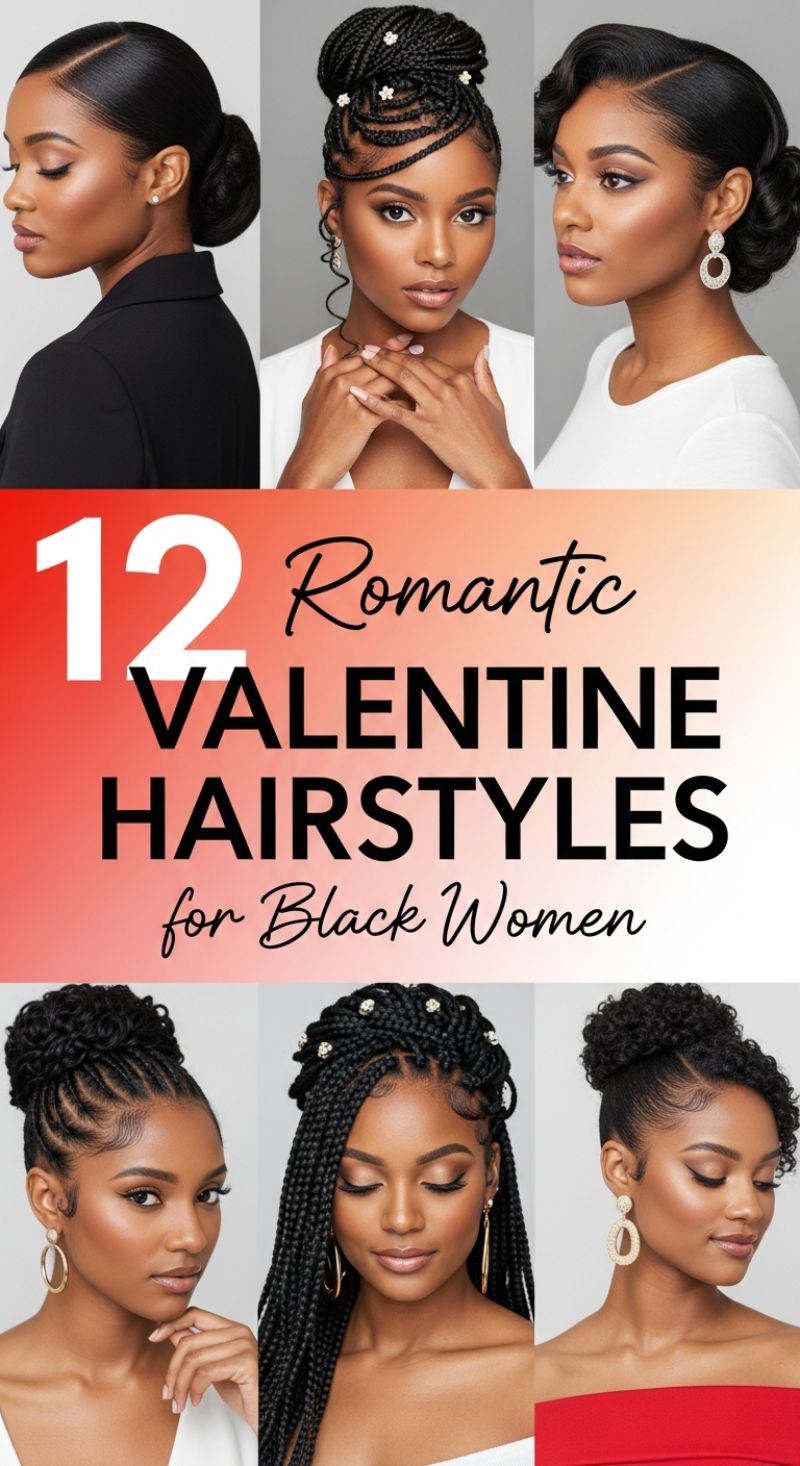 12 Romantic Valentine Hairstyles for Black Women