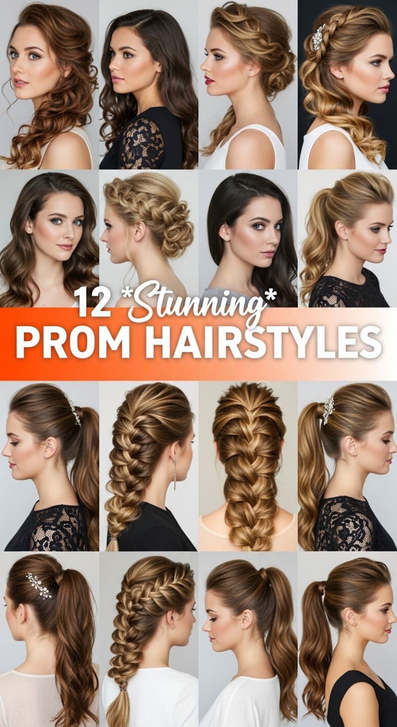 12 Stunning Prom Hairstyles