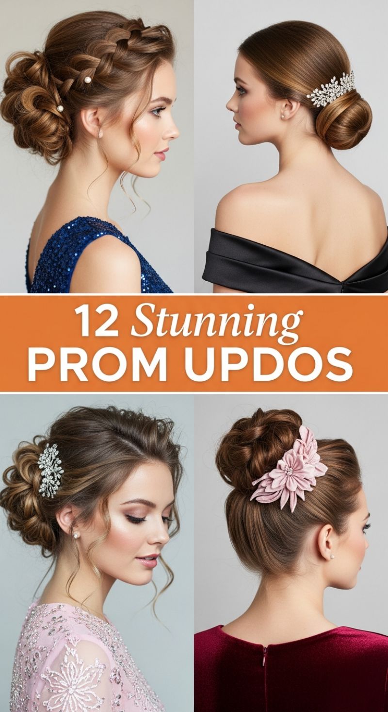 The Ultimate Hairstyle Lookbook: 100+ Stunning Ideas for Every Length, Texture, and Occasion 12 Stunning PROM UPDOS