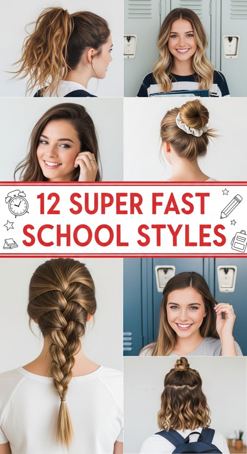 12 SUPER FAST SCHOOL STYLES