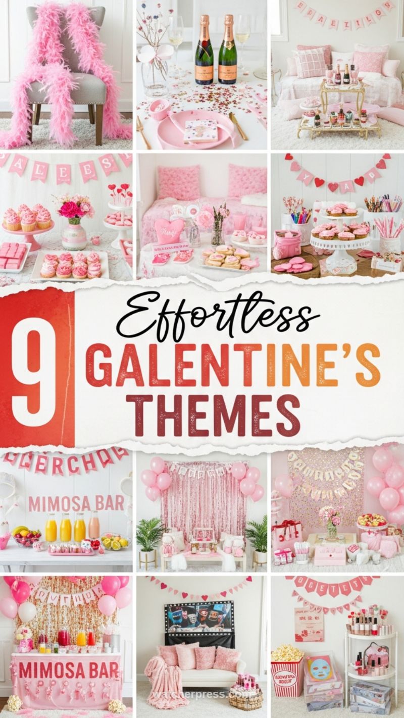 12. Thematic Inspiration: 9 Effortless Galentine's Themes