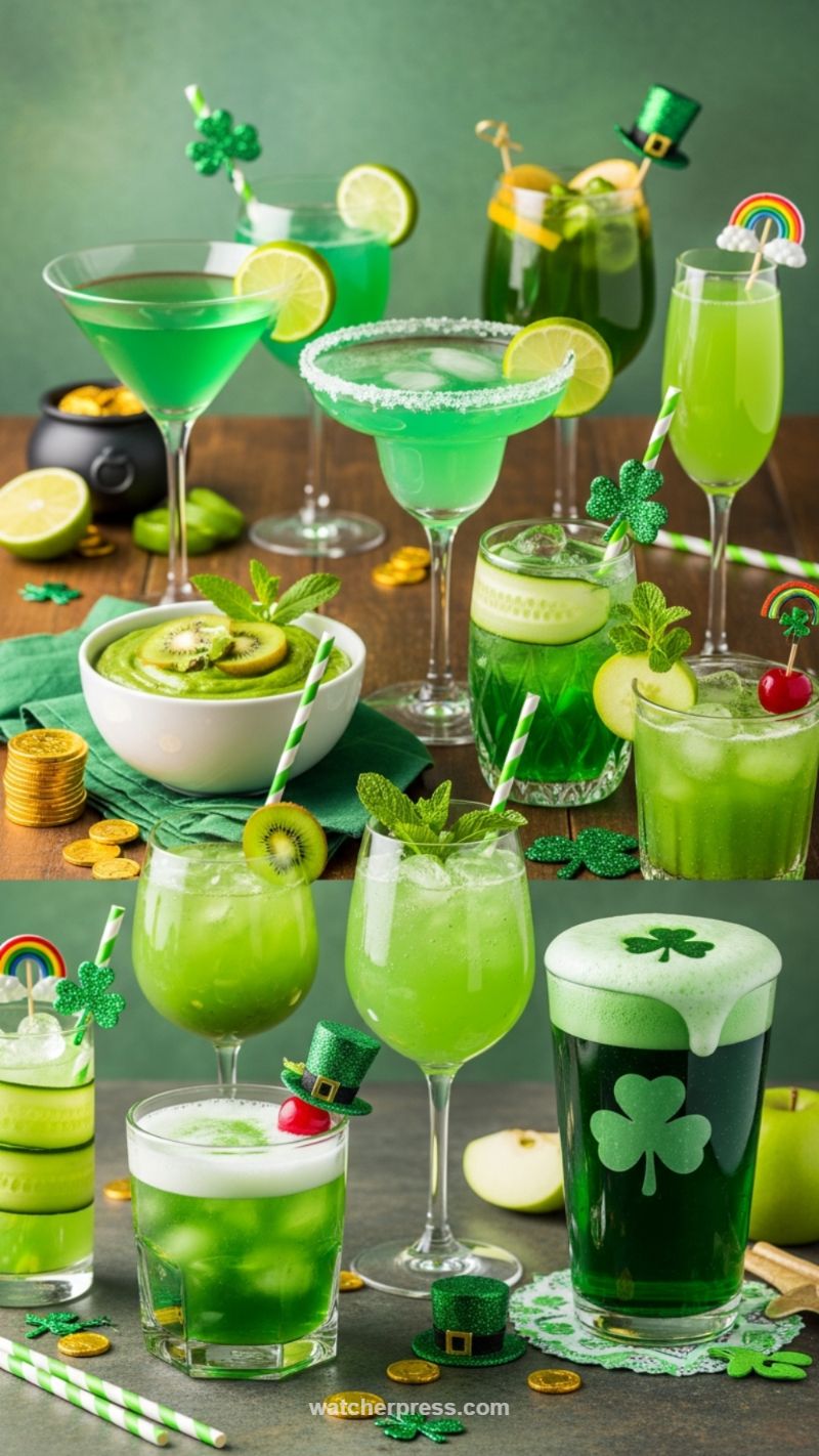 12. Unexpected Color Pops: Vibrant Green Displays
