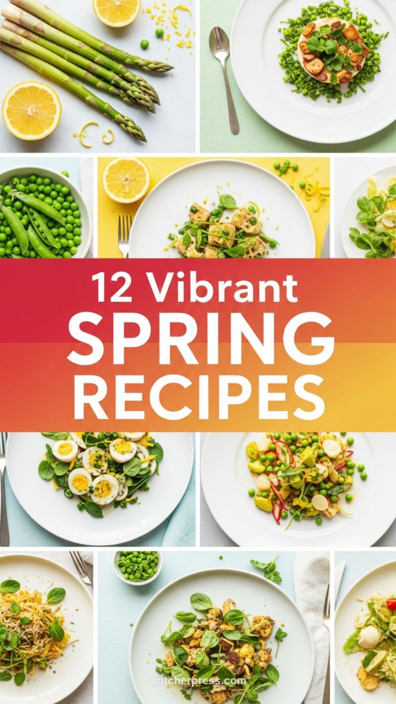 12 Vibrant Spring Recipes (Fresh & Seasonal Ingredients)