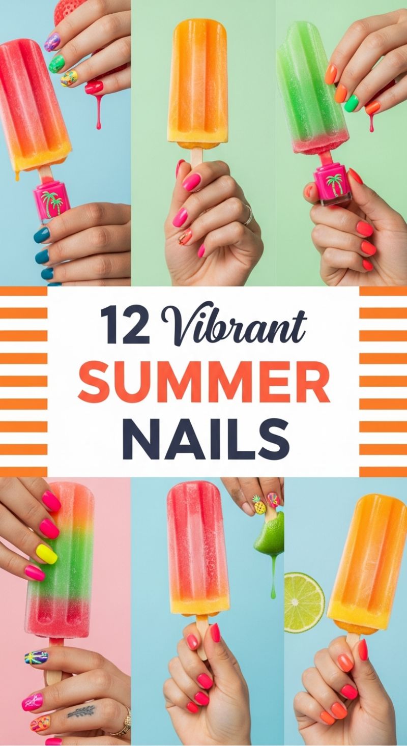 12 Vibrant SUMMER NAILS