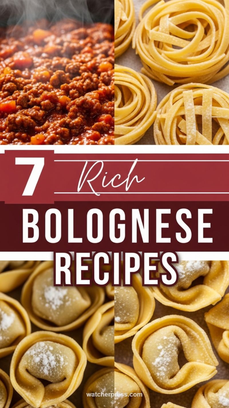 13. 7 Rich Bolognese Recipes (High-Protein Meal)
