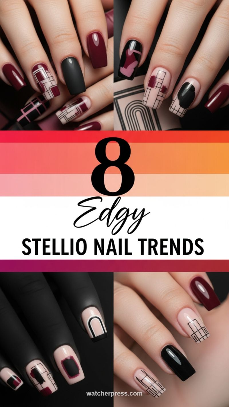 13. Edgy Stellio Nail Trends