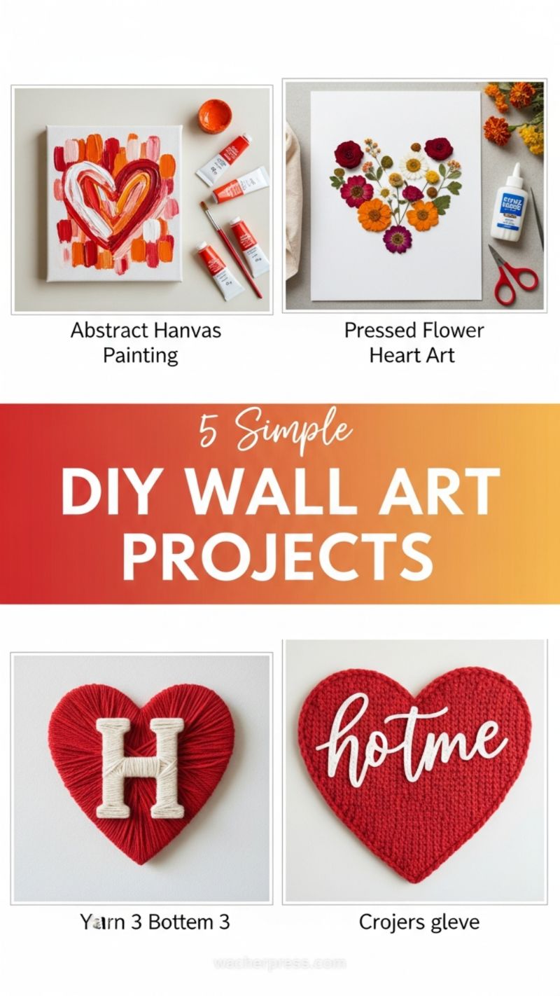 13. Simple DIY Wall Art Projects