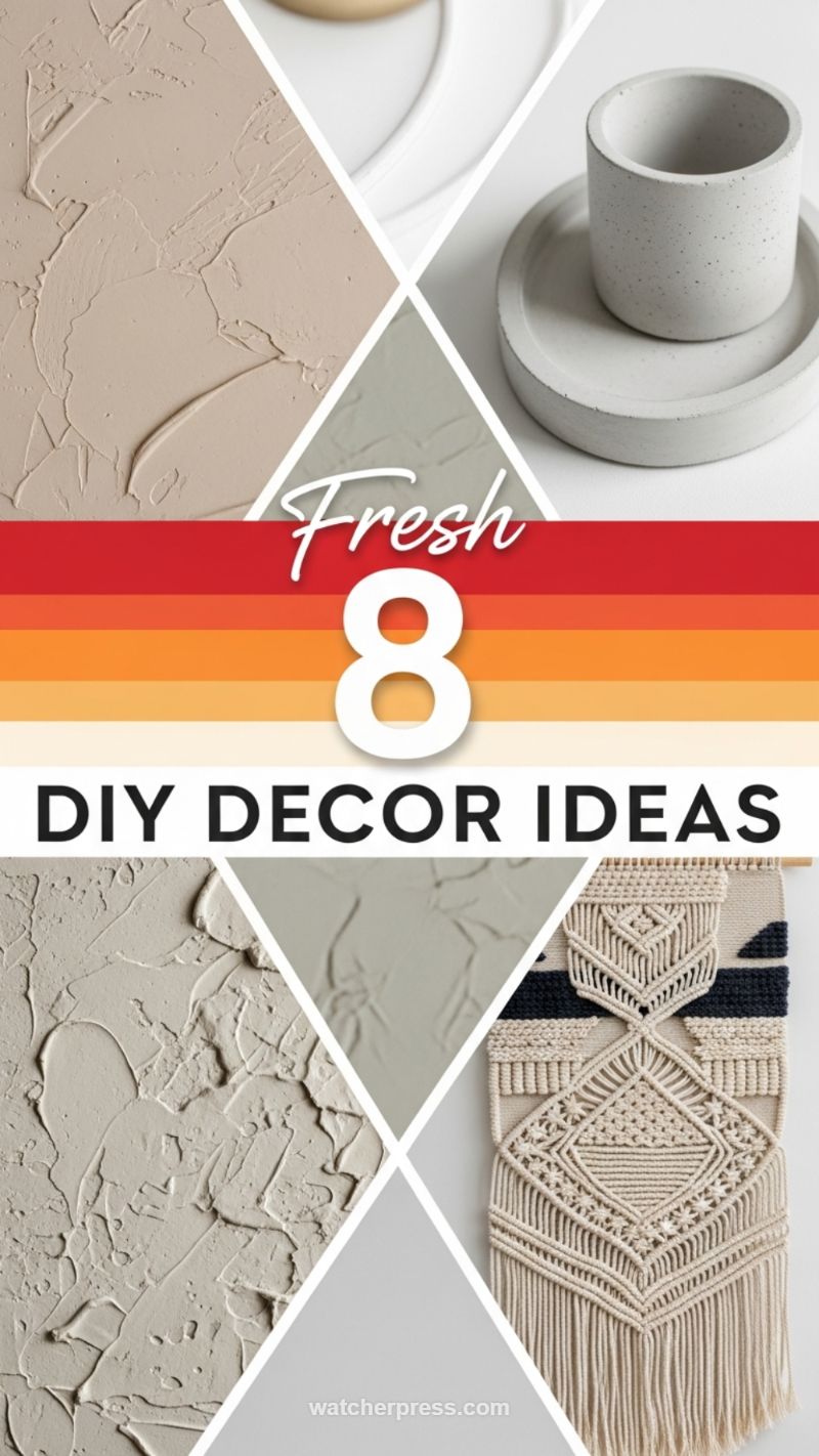 13. Textural Elements and DIY Plaster Art