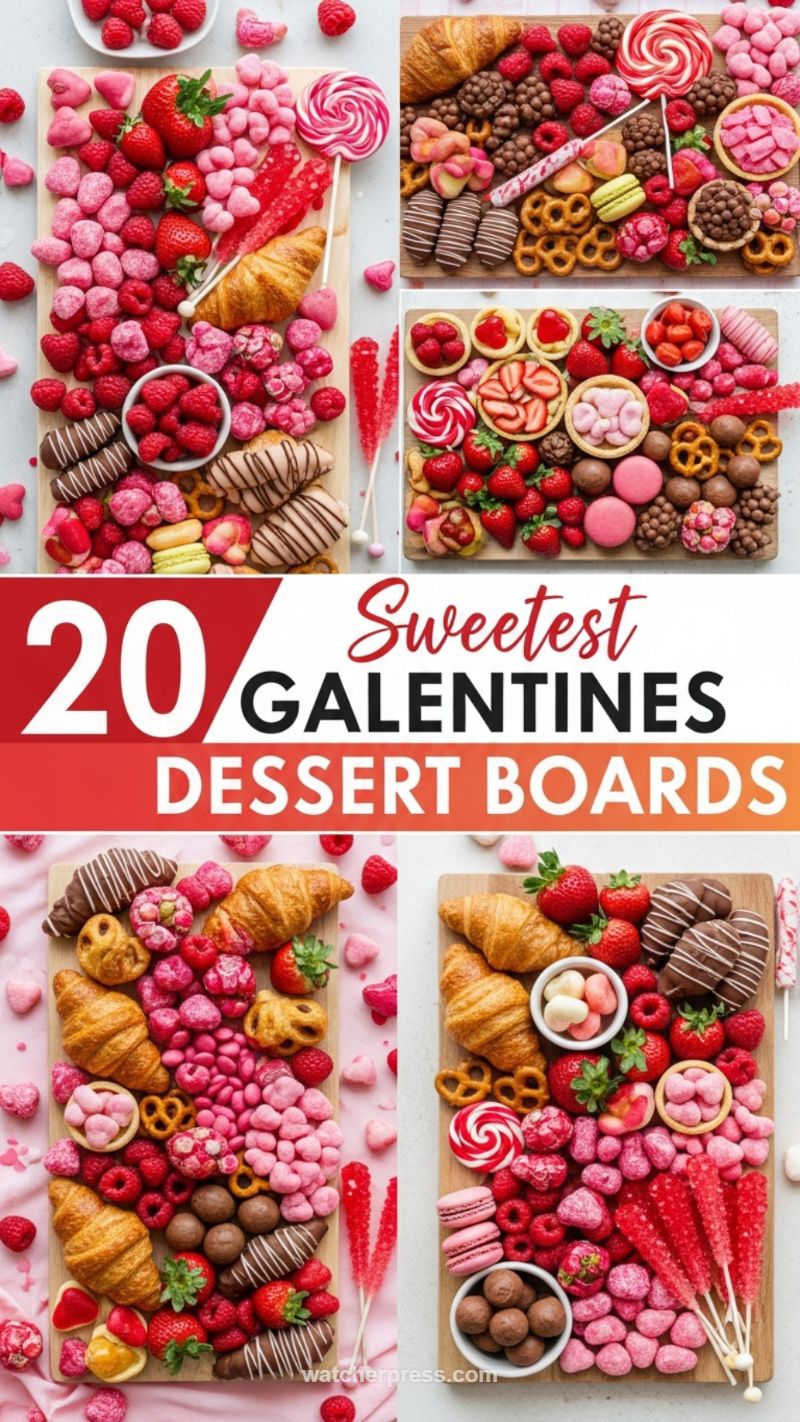 13. The Sweetest Moment: 20 Galentines Dessert Boards