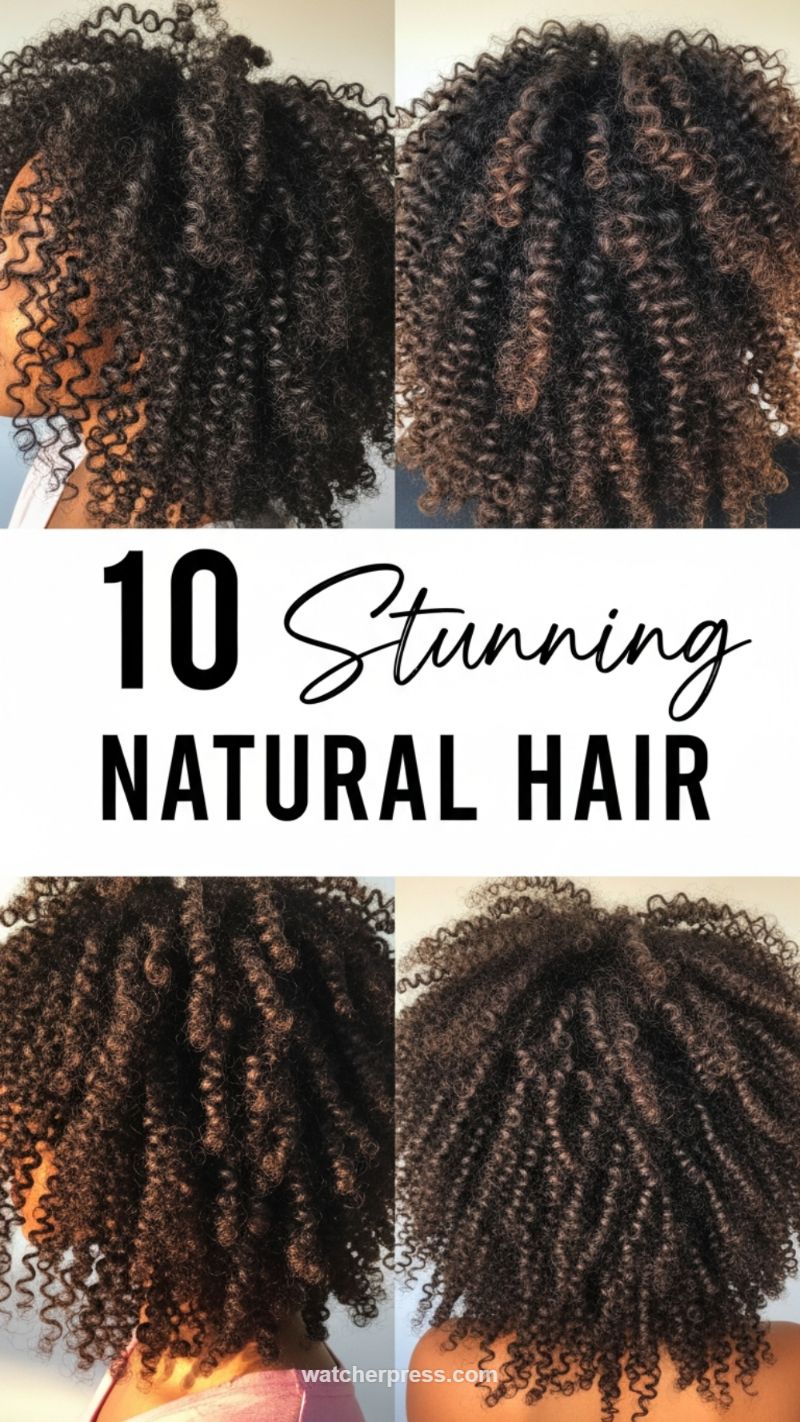 50+ Viral Haircuts: The Ultimate Style Guide for Every Length (Short, Curly, Updos & More) 14. 10 Stunning Natural Hair Coils and Textures