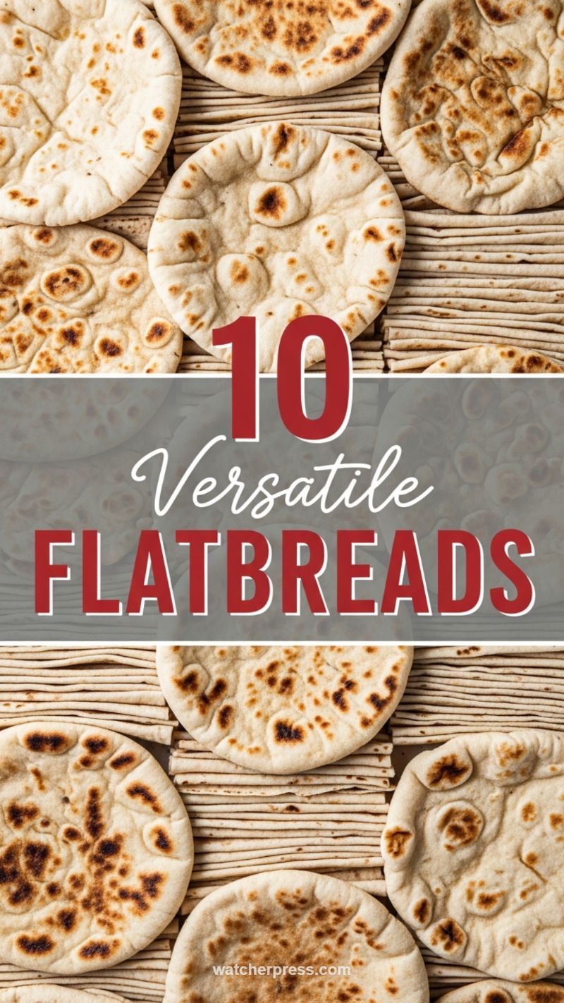 14. 10 Versatile High-Protein Flatbreads (Quick Bread)