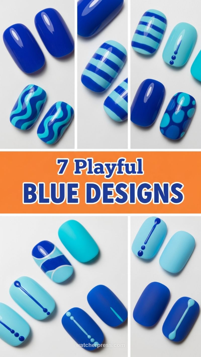14. 7 Playful Blue Designs