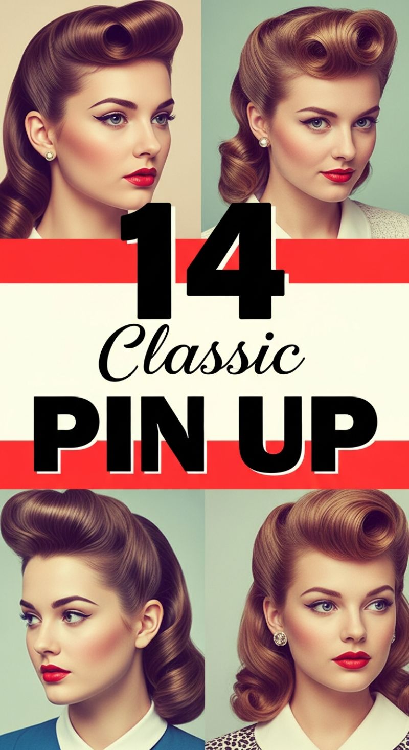 14 Classic Pin Up Looks: Mastering Vintage Glamour