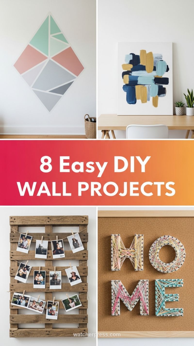 14. Custom High-Impact Walls (Easy DIY Wall Projects)