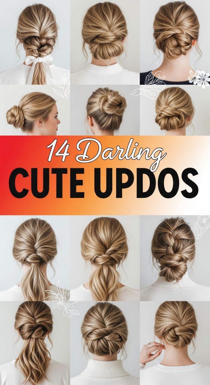 14 Darling Cute Updos