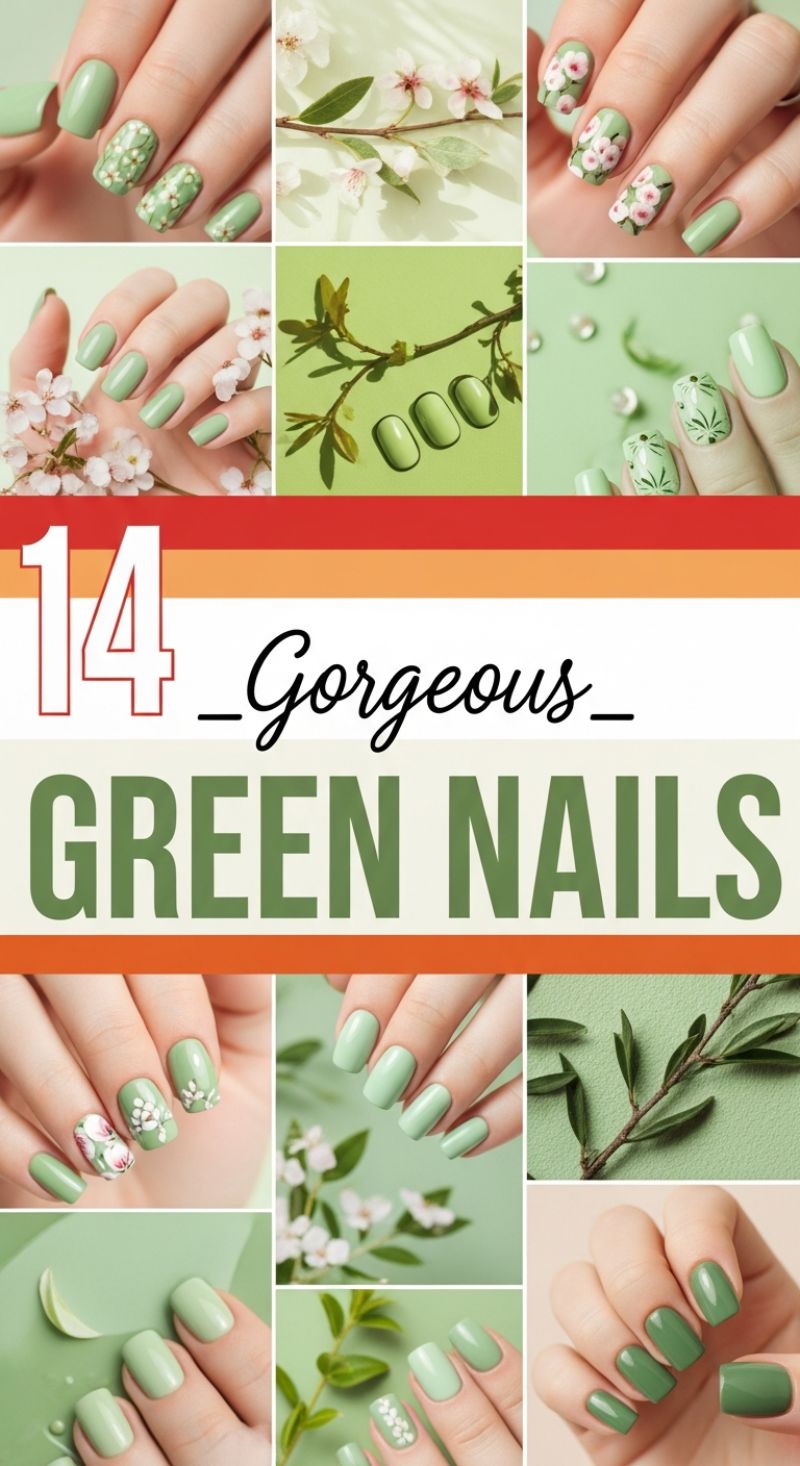 14 Gorgeous Green Nails