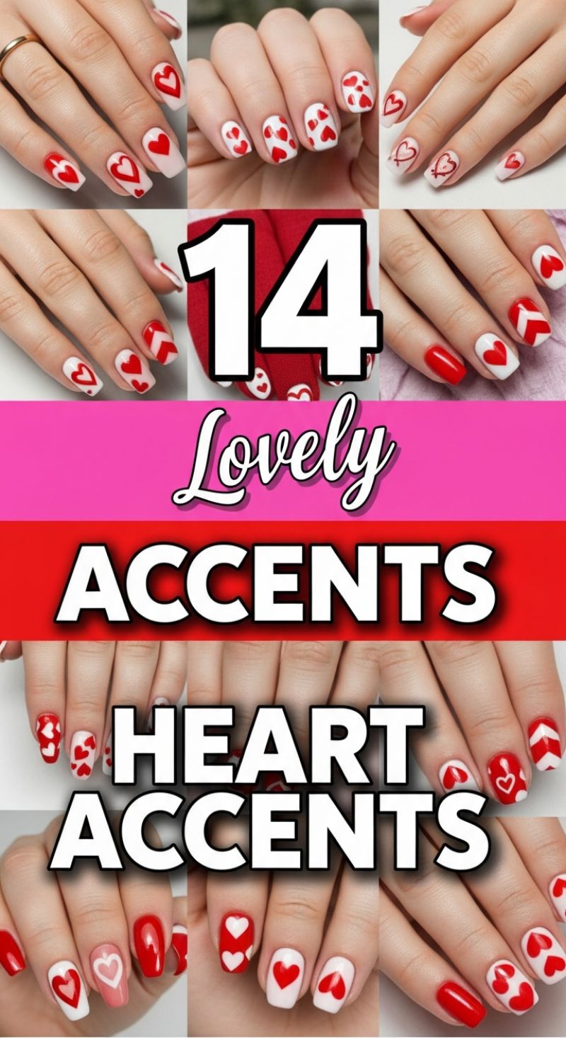 14 Lovely Heart Accents