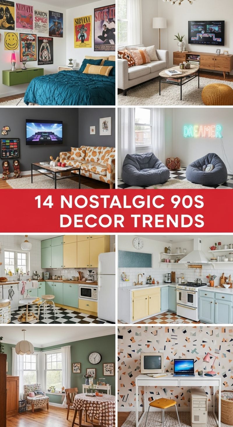 14 Nostalgic 90s Decor Trends