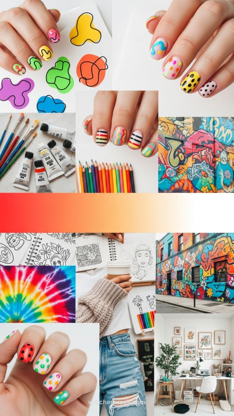 14. Nude and Glitter Heart Tips