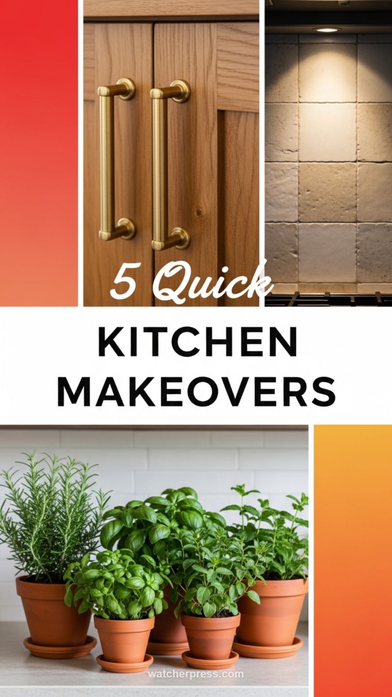 14. Quick Kitchen Refresh: Hardware and Herb Gardens