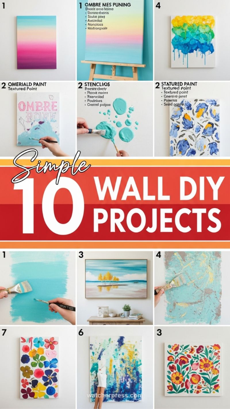 14. Simple 10 Wall DIY Projects (The Viral Must-Have!)