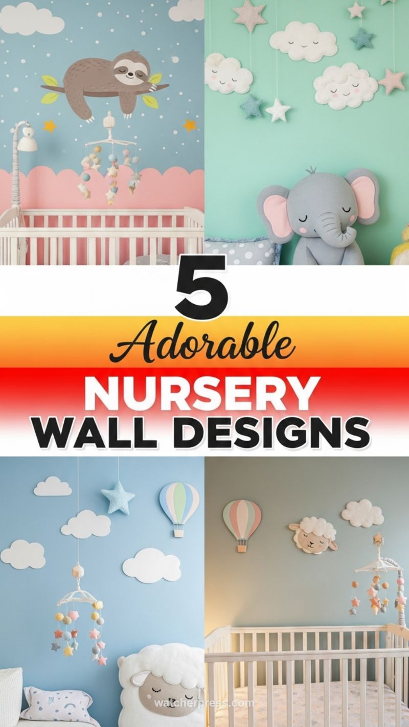 15. 5 Adorable Nursery Wall Designs