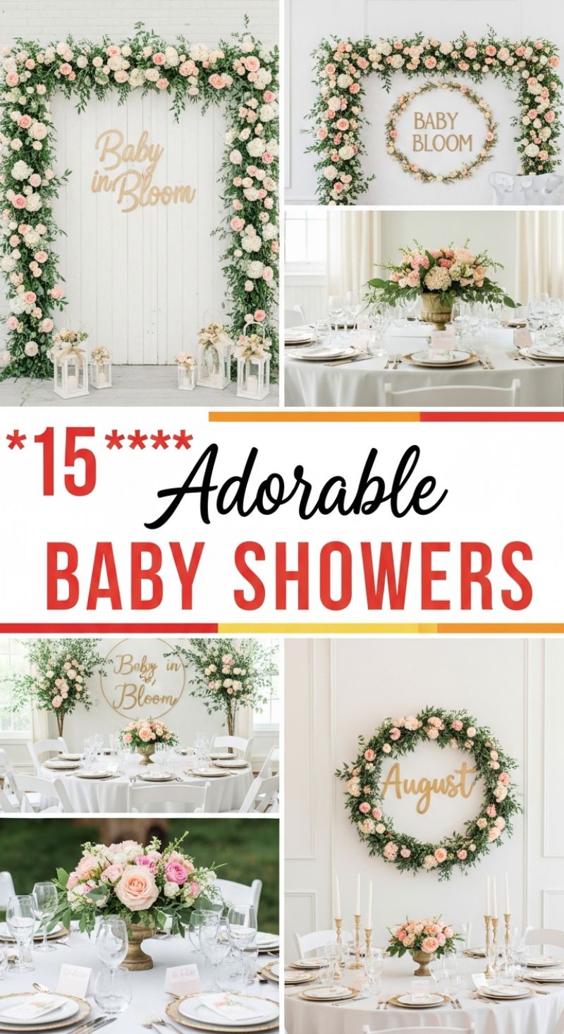 15 Adorable BABY SHOWERS