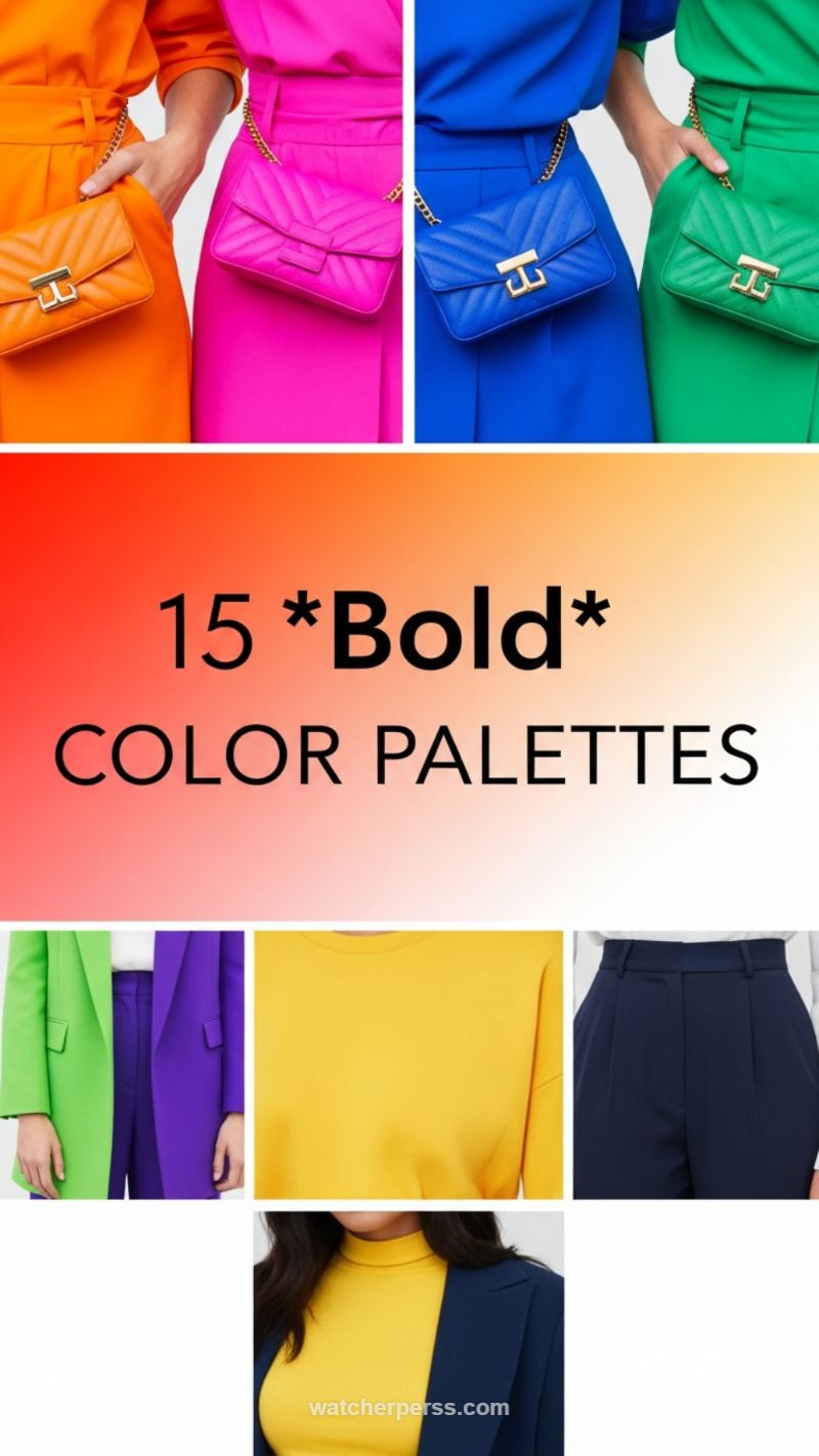 15 Bold Color Palettes: Monochromatic Power (Title Highlight)