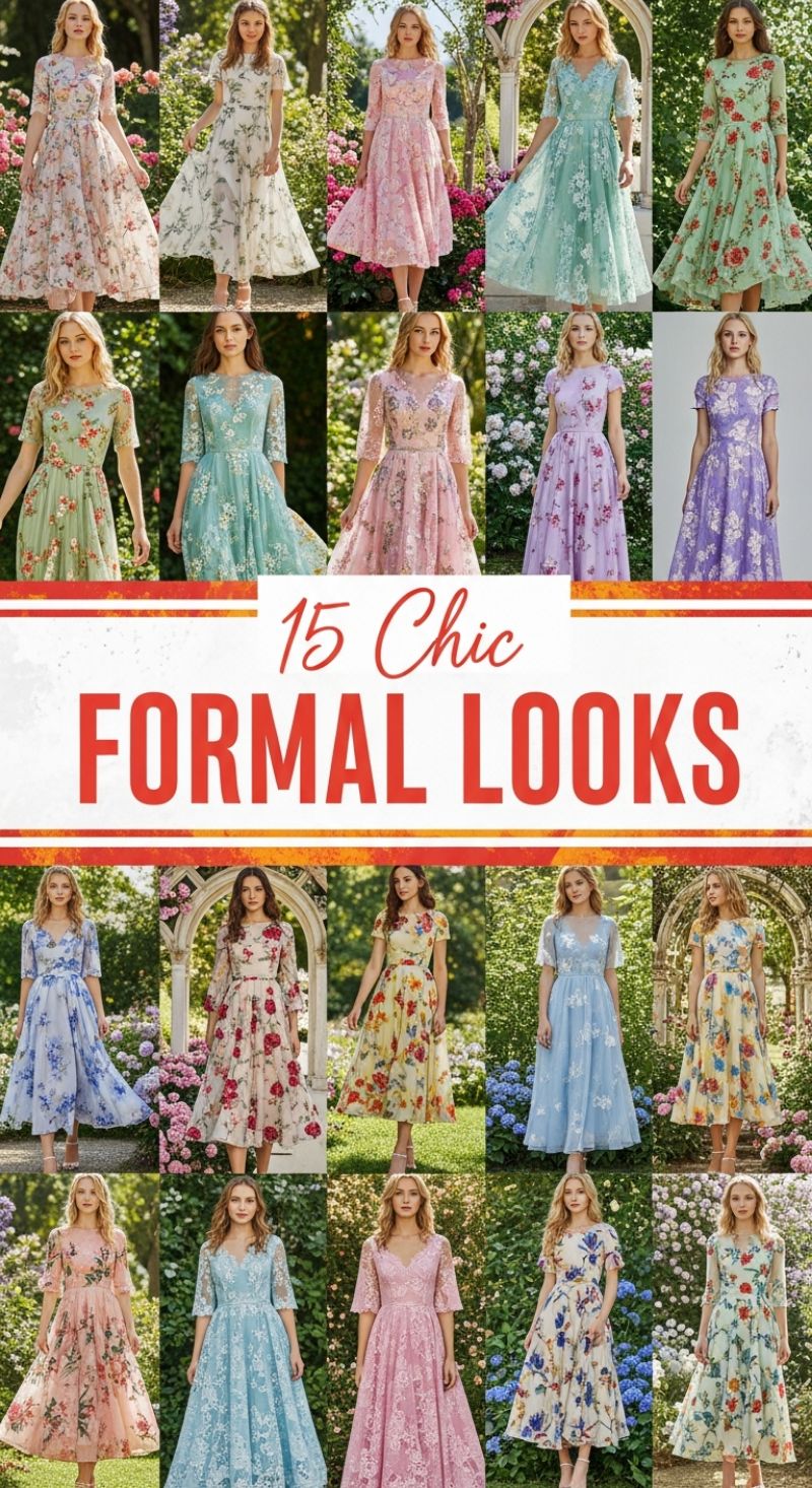 15 Chic Formal Looks: Mastering Spring and Summer Event Attire