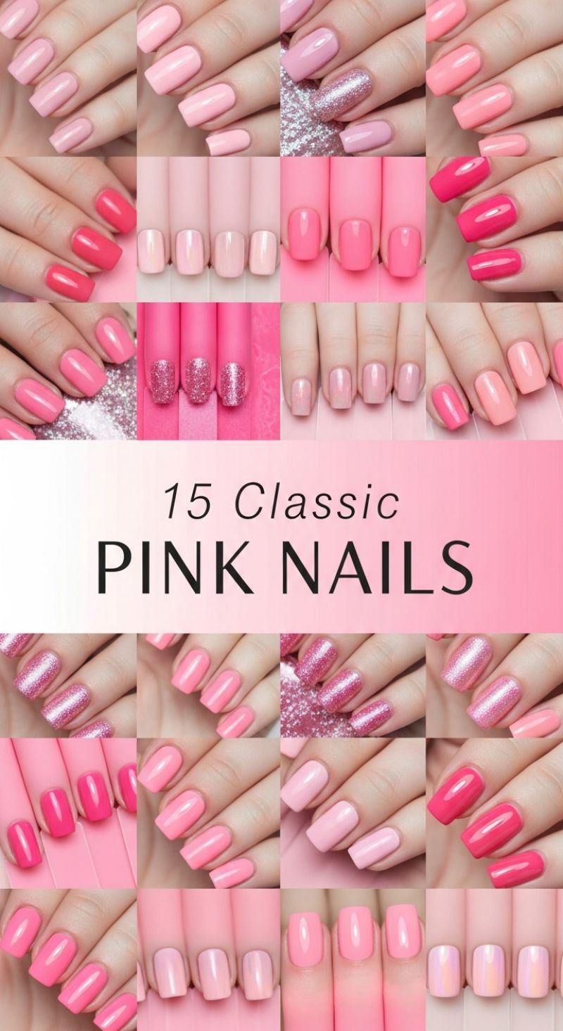 15 Classic Pink Nails: The Quintessential Valentine's Palette